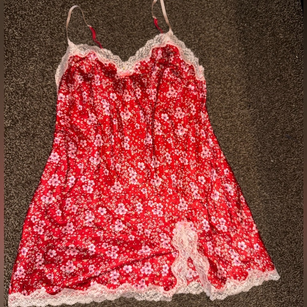 Floral Lace Trim Victoria Secret Slip